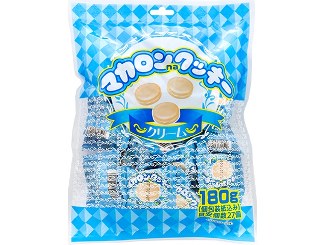 Yaokin Macaron Cookies and Cream, 180g bag (Purchase 1 bag)