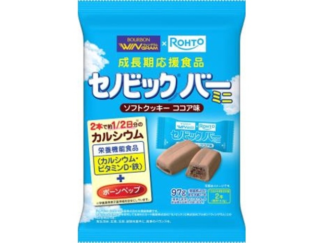 Bourbon Senobic Bar, Cocoa Flavor, 97g (Special Order Item) [Purchase Quantity: 24]