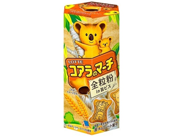 Lotte Koala's March Whole Wheat Biscuits, 46g (Pack of 10)