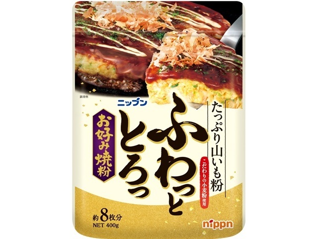 Nippun Fluffy and Thick Okonomiyaki Flour, 400g (Special Order Item) [Purchase 10]
