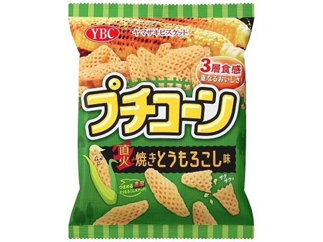 YBC Petit Corn, Grilled Corn Flavor, 50g (Pack of 12)