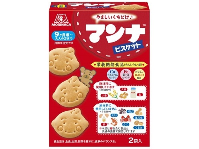 Morinaga Manna Biscuits, 86g (Purchase 5)