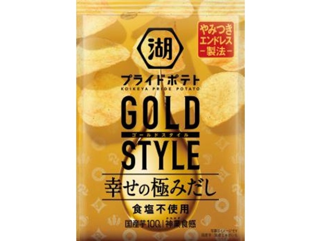 Koikeya Pride Potato GS, Extremely Happy Dashi, 55g (Purchase 12)
