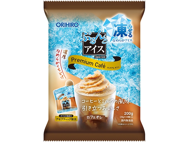 Purunto Ice Premium Cafe Cafｨｦ au Lait (10 pieces) [Special Order Item] [Purchase 12 pieces]