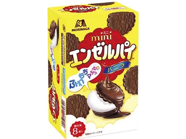 Morinaga Mini Angel Pie Vanilla 8 pieces  [Purchase 5 pieces]