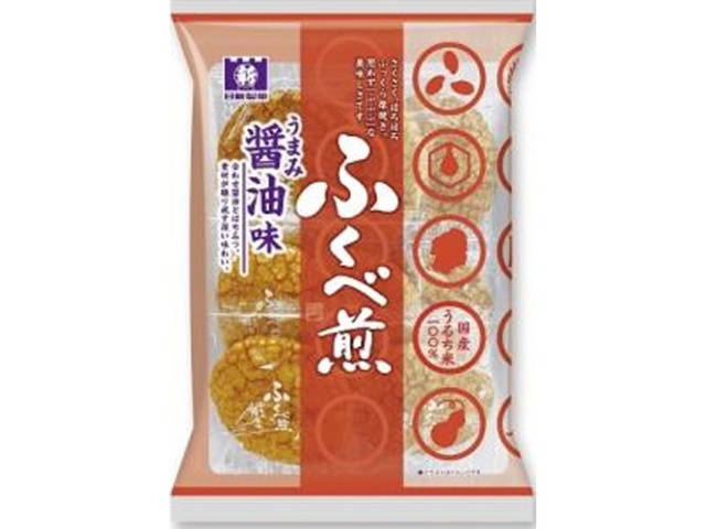 Nisshin Seika Soy Sauce Fukube Senbei (7 pieces) [Purchase Quantity: 12]