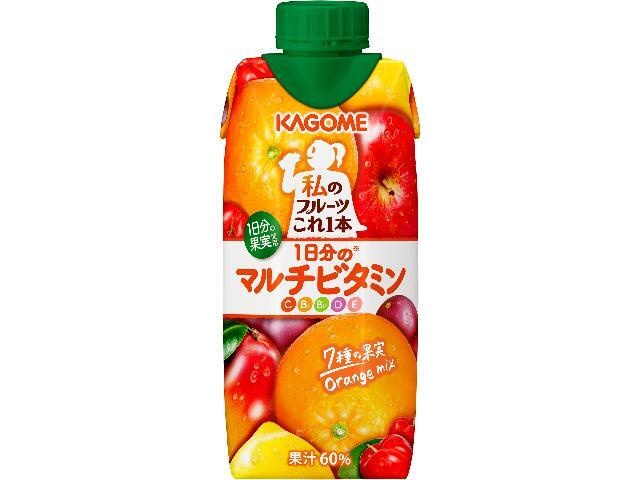 Kagome My Fruit Multivitamin, 330ml (Pack of 12)