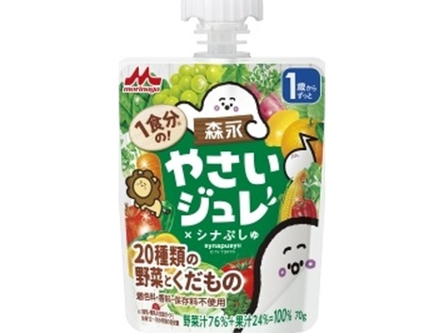 Morinyu Fruit and Vegetable Jelly, 20 Varieties, 70g (Special Order Item) [Purchase Quantity: 36]