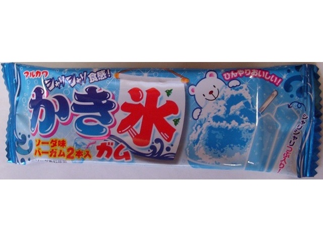 Marukawa Seika 30 Shaved Ice Gum Soda Flavor (2 pieces)  [Purchase 20]