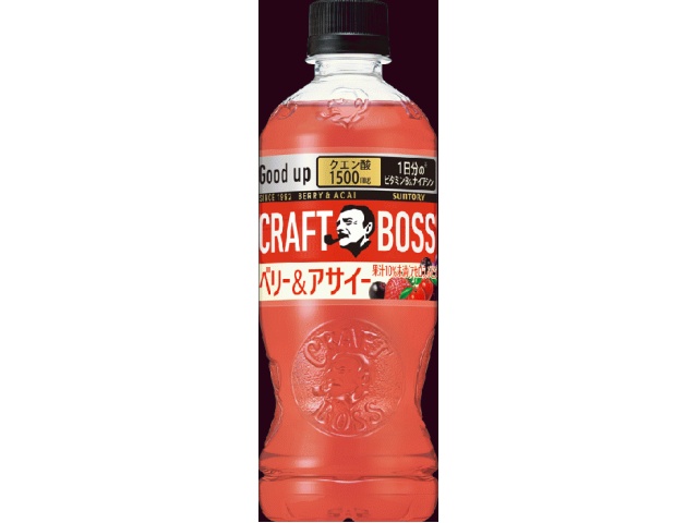 Craft Boss Berry & Acai Handheld 500ml [This Month's Special] [Pre-order Item] [Purchase Quantity: 24]