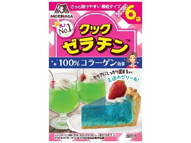 Morinaga Cook Gelatin, 30g (6 x 5g packets) [Purchase quantity: 144]