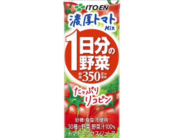 Ito En One Day's Worth of Vegetables Rich Tomato Mix 200ml (Backordered) [Purchase Quantity: 24]