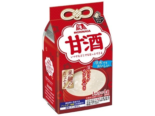 Morinaga Amazake (Sweet Rice Sake) - 4 bags (Purchase quantity: 20)