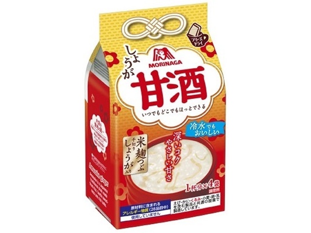 Morinaga Amazake Ginger, 4 bags (Purchase 10 bags)