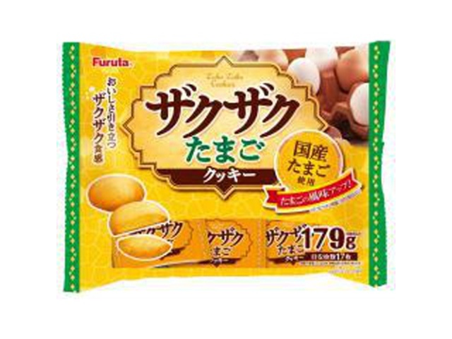Furuta Crunchy Egg Cookies 179g (Purchase 14 cookies)