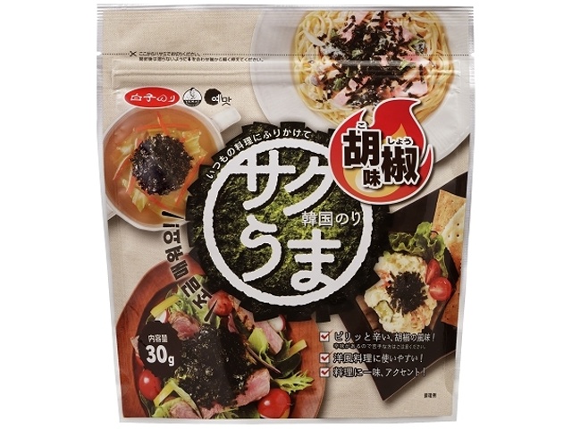 Crispy Korean Seaweed Milt, Pepper Flavor, 30g [This Month's Special Sale] Special Order Item [Purchase Quantity: 20]