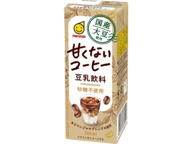 Marusan Domestic Soy Milk Drink Unsweetened Coffee Paper 200g (Special Order Item) [Purchase Quantity: 24]
