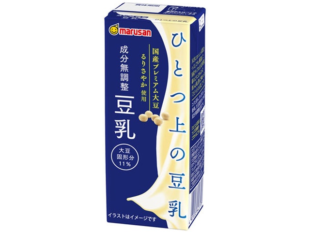 Marusan Premium Unsweetened Soy Milk, 200ml (Special Order Item) [Purchase Quantity: 24]