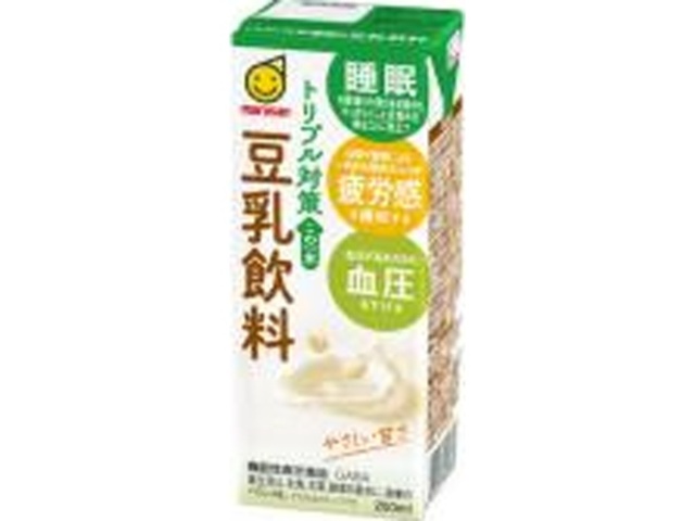 Marusan Triple Measures Soy Milk Drink, 200ml (Special Order Item) [Purchase Quantity: 24]