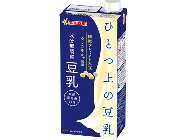 Marusan Premium Unadjusted Soy Milk, 1L (Special Order Item) [Purchase 6]