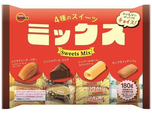 Bourbon 4-Season Sweets Mix 180g (Purchase 6)