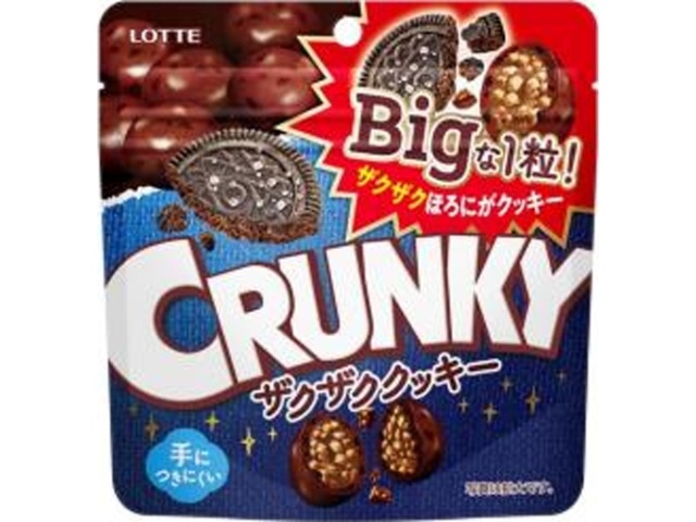Lotte Crunchy Big Crunchy Cookies 72g (Purchase 10)