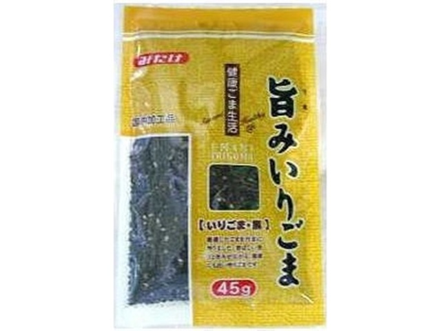Mitake Roasted Black Sesame Seeds 45g [This Month's Sale: Dried Food]  [Purchase 10]