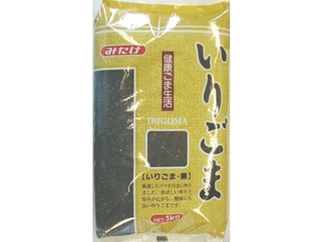 Mitake 1kg Roasted Sesame Seeds (Black)  [Purchase Quantity: 1]