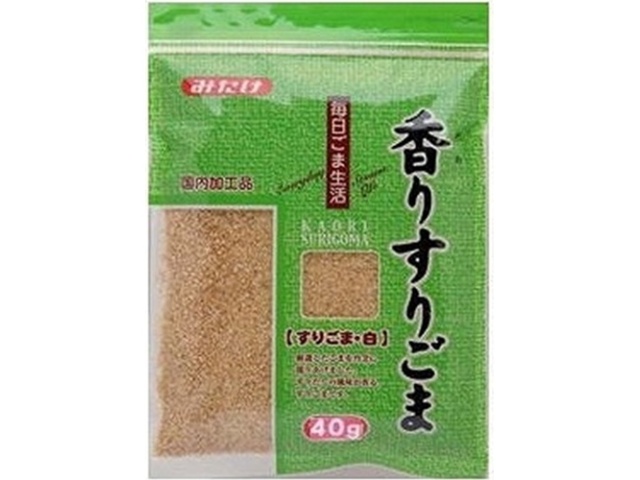 Mitake White Sesame Seeds, 40g [This Month's Sale: Dried Food]  [Purchase 10]