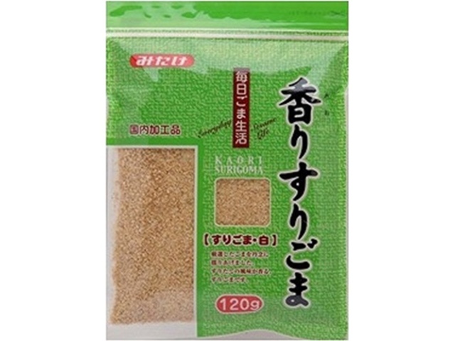 Mitake White Sesame Seeds, 120g (Pack of 20)