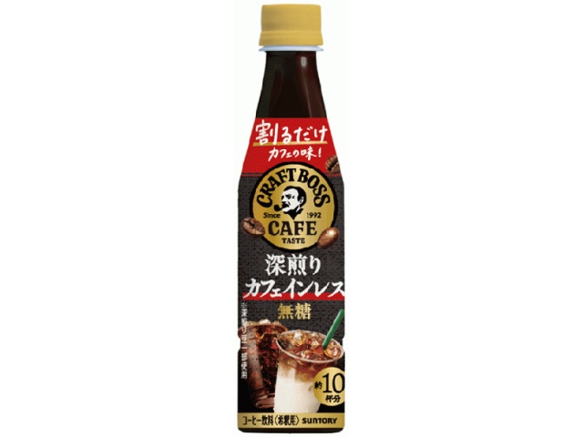 Craft Boss Deep-fried Decaffeinated and Unsweetened Coffee 340 (Just Break) - Special Order Item [Purchase Quantity: 24]