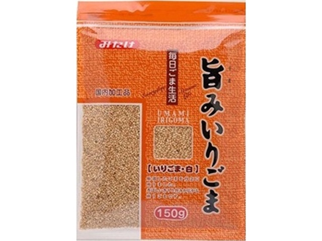 Mitake Roasted White Sesame Seeds, 150g (Pack of 20)