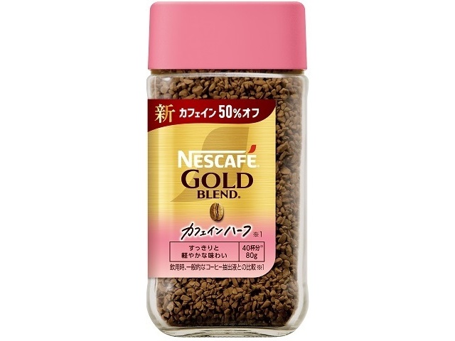 Nescafｨｦ Gold Blend Caffeine Half 80g [This Month's Special Offer] [Pre-order Item] [Purchase 24]