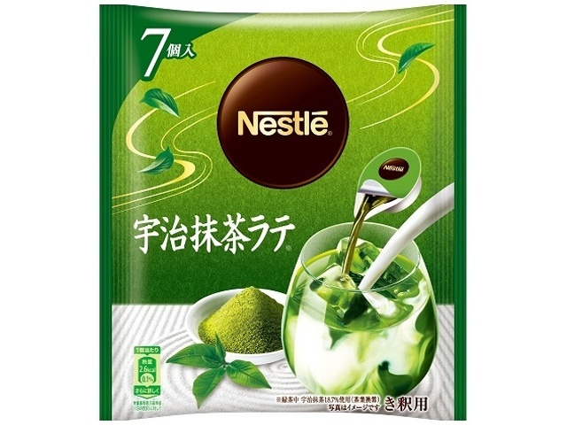 Nestle Uji Matcha Latte (7-pack) - Special Order Item (Purchase Quantity: 24)