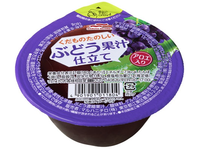 Maruha Nichiro Fruit Fun Grape Juice, 180g (Special Order Item) [Purchase Quantity: 48]