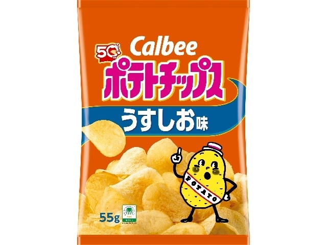 Calbee Potatoes, Lightly Salted, 55g (Pack of 16)