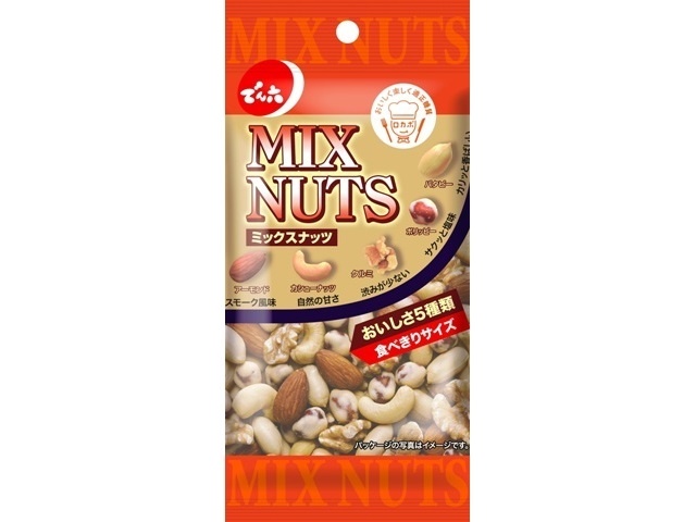Denroku Mixed Nuts 34g (Pack of 10)