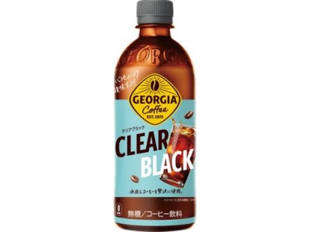 Georgia Clear Black P500ml (Special Order Item) [Purchase Quantity: 24]