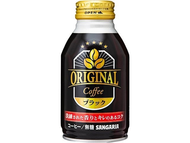Sangaria Original Black Coffee, 260g Can (Purchase of 24)
