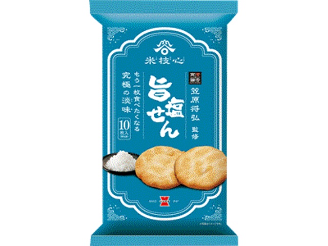Iwatsuka Confectionery Uma Shio Sen (Salted Crackers), 10 pieces, Special Order Item [Purchase Quantity: 12]