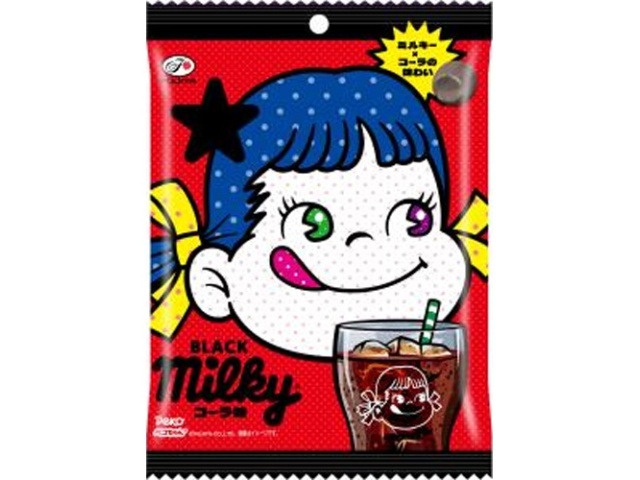 Fujiya Black Milky (Cola Flavor) Bag, 64g (Special Order Item) [Purchase Quantity: 48] [Limited Quantity]