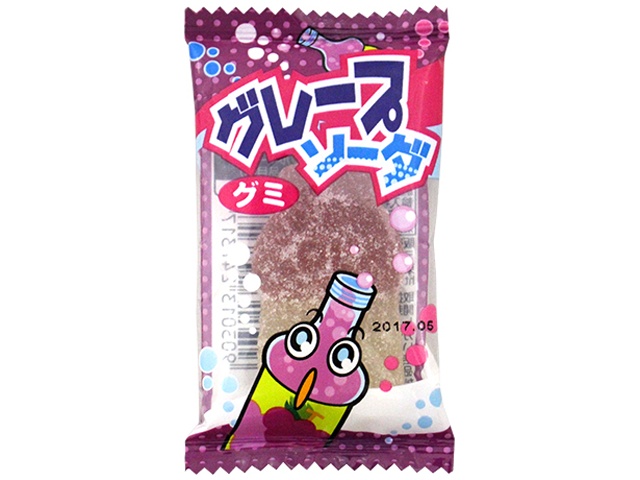 Yaokin Grape Soda Gummy Candy, 10g (Purchase 30 pieces)