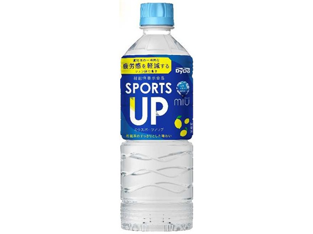 Dydo Miu Sports Up P 550ml Functionality Claim [This Month's Special Drinking Water] Special Order Item [Purchase Quantity: 24]