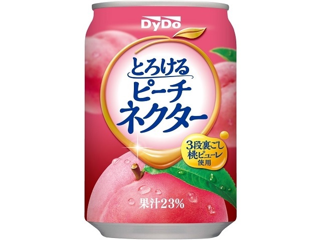 Dydo Melty Peach Nectar Can, 270ml (Purchase of 24)