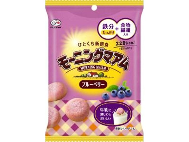 Fujiya Morning Ma'am Blueberry 50g  [Purchase 10] [Limited Quantity] ％