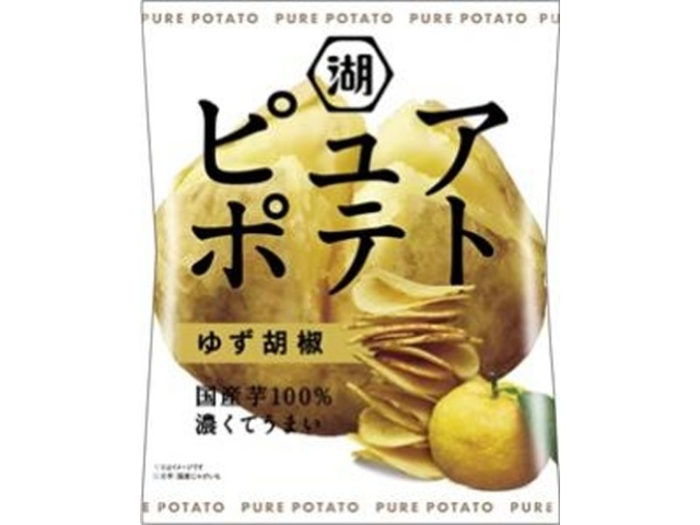 Koikeya Pure Potato Yuzu Pepper 52g (Purchase 12)