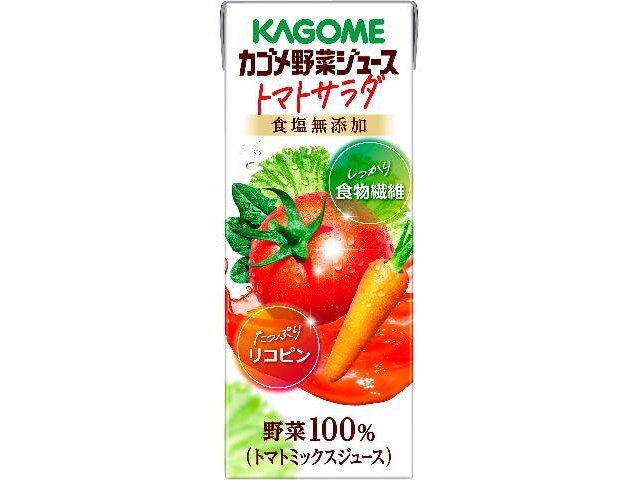 Kagome Vegetable Juice Tomato Salad 200ml (Purchase 24 units)