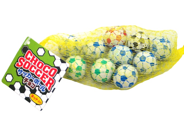 Yaokin Soccer Ball Chocolate Net, 58g (Special Order Item) [Purchase 96] [Please allow time for delivery]