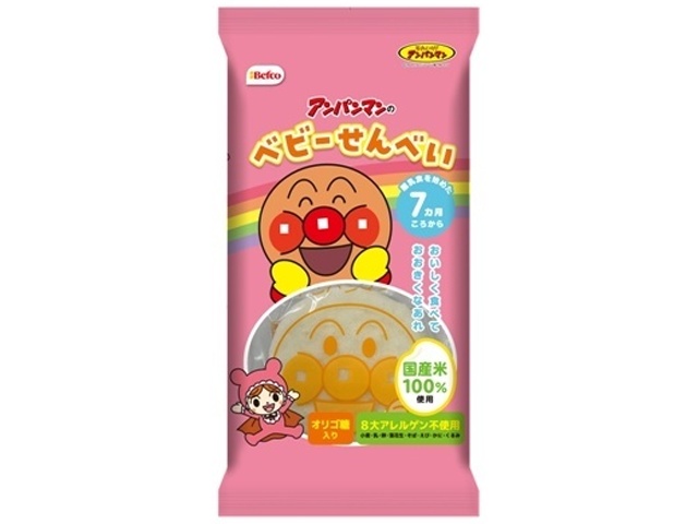 Kuriyama Rice Crackers Anpanman Baby Rice Crackers, 27g (Special Order Item) [Purchase Quantity: 12]