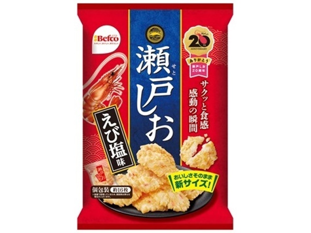 Kuriyama Rice Crackers Seto Shio Shrimp Salt Flavor 76g [This Month's Special Offer]  [Purchase 12]